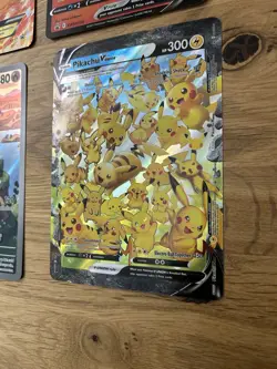 Pikachu V-Union JUMBO Promo Card swsh141 Celebrations Charizard Victini - Image 2