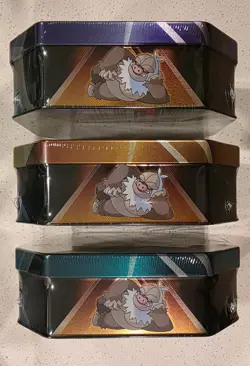 Pokemon Trading Card Game Tin Set of 3 - Legendary Pokemon Cards - Image 5