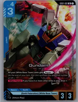 Gundam Card Game Gundam (GD01-001) - Newtype Rising - Image 1