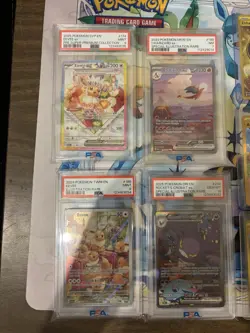 Pokemon TCG PSA Graded Card Collection - 4 Cards Many ARs Golds & More - Image 1