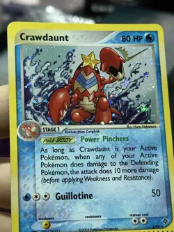 Crawdaunt 3/97 EX Dragon 2003 Rare Holo e-Series Pokemon Card TCG - Image 5