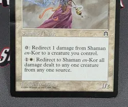 MTG Shaman en-Kor- DAMAGED -Stronghold Magic the Gathering Card #015 - Image 4