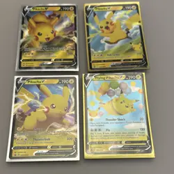 Pokemon TCG V Holo Lot 96 Cards - Pikachu Mimikyu Urshifu Corviknight Metagross - Image 1
