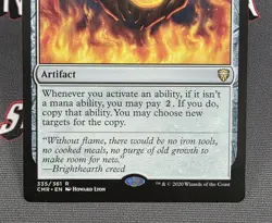 MTG Rings of Brighthearth- DAMAGED -Commander Legends Magic Card #335 - Image 4