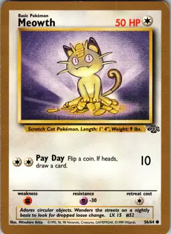 Miscellaneous Cards & Products #56/64 Meowth - Image 1