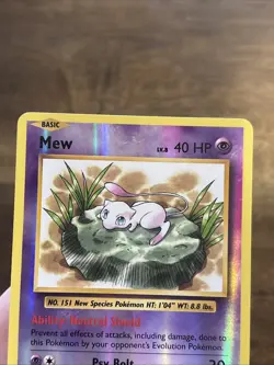 Pokemon TCG Mew 53/108 XY Evolutions NM Reverse Holo Foil Rare Pokemon Card - Image 4