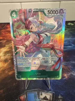 Uta OP13-023 SR - One Piece TCG Card - English Near Mint Super Rare Foil - Image 1