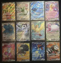 12 Pokemon EX Card Lot Lugia Pidgeot Mimikyu Keldeo Excadrill Near Mint Mixed - Image 1