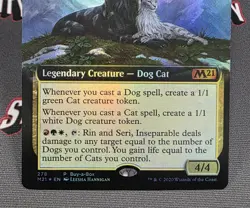 MTG FOIL Rin and Seri, Inseparable- DAMAGED -Buy-a-Box Promo Magic Card #278 - Image 4