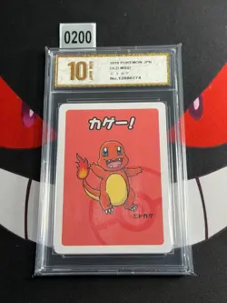 Pokemon Japanese Playing Cards Old Maid Charmande-Pyxis gold 10 - Image 1