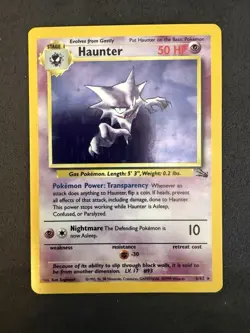 Holo Haunter Fossil Set 6/62 Pokemon Card – Vintage WotC - Image 2