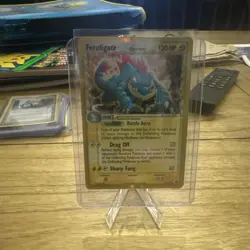 Pokemon TCG Feraligatr Rare 120 HP EX Dragon Frontiers 2/101 2006 English Card - Image 1