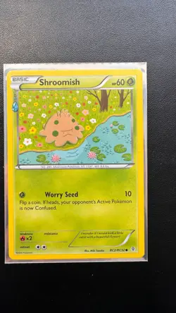 Pokemon Card Shroomish RC2/RC32 Generations Radiant Collection Non Holo L/P - Image 1