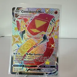 3 Card Lot Pokemon TCG Shining Fates Shiny Holo Sizzlipede Centiskorch V VMAX - Image 4