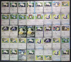 Lot*40 Pokemon TCG Chinese Card Cs1aC 111/135RR Snorlax and Pikachu JL89#1 JL89 - Image 1