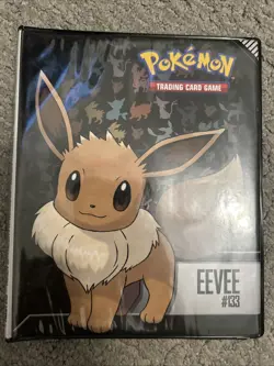 POKEMON Eevee Ultra Pro 4 Pocket Binder 10 Pages Holds 80 Cards 2016 #84918 - Image 1