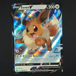 Eevee V 108/159 - Crown Zenith - Pokemon Card - Image 1
