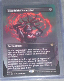 Bloodchief Ascension (Borderless) Commander Masters Regular - Image 1