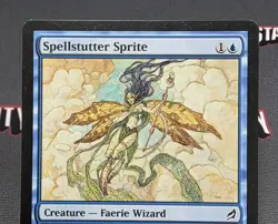 MTG Spellstutter Sprite- DAMAGED -Lorwyn Magic the Gathering Card #089 - Image 3