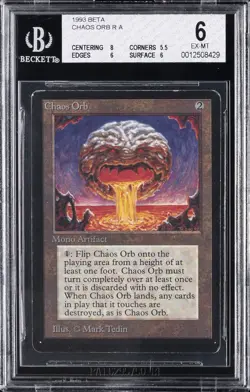 1993 MAGIC: THE GATHERING BETA CHAOS ORB BGS 6 - Image 1