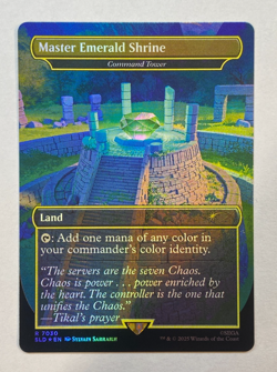 MTG - Secret Lair - Sonic the Hedgehog - Master Emerald Shrine - FOIL - Image 1