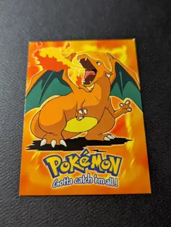 Pokemon Charizard E6 Of 12 Topps 1999 Series 1 Blue Logo Card Stage 3 Vintage - Image 1