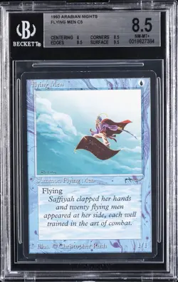 1993 MAGIC: THE GATHERING ARABIAN NIGHTS FLYING MEN C5 BGS 8.5 - Image 1