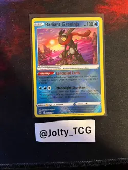 Pokemon TCG Swsh10: Astral Radiance Radiant Greninja Holo 046/189 - Image 1