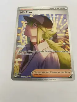 N's Plan - 170/086 Black Bolt Special Illustration Rare Full Art Pokemon Card - Image 1