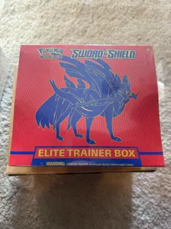 Pokemon TCG Zacian Sword and Shield ETB Elite Trainer Box New Factory Sealed - Image 1