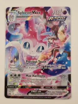 Pokemon TCG Sylveon VMAX Trainer Gallery Holo Card TG15/TG30 NM - Image 1