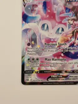 Pokemon TCG Sylveon VMAX Trainer Gallery Holo Card TG15/TG30 NM - Image 5