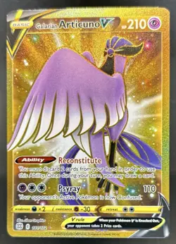 2022 Pokemon SWSH Brilliant Stars Galarian Articuno V #181/172 - Image 1