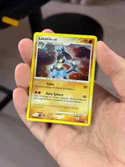 Lucario 6/130 Holo Diamond And Pearl LP/NM Pokemon Card - Image 1