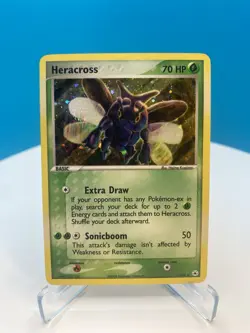 Pokemon TCG Heracross Hidden Legends Holo Card 7/101 - NM *Possible Holo Swirl* - Image 1