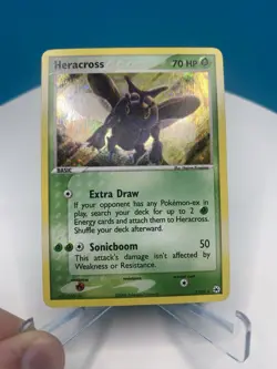 Pokemon TCG Heracross Hidden Legends Holo Card 7/101 - NM *Possible Holo Swirl* - Image 2