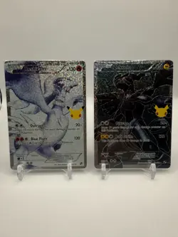 Pokemon Celebrations Classic Collection Full Art Reshiram Zekrom 113/114 114/114 - Image 1