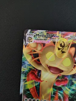Pokemon Meowth VMAX SWSH005 Sword & Shield Promo Full Art Holo English 2020 - Image 3