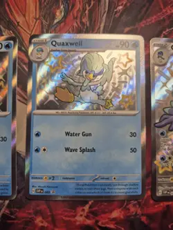 Pokemon Promo Shiny Quaquaval ex Quaxwell Quaxly SVP 082 083 084 Promos NM - Image 4