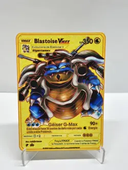 Blastoise VMAX SP350 Pokemon Metal Card-Collectible Gift Display. - Image 1