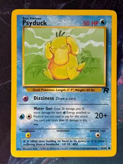 Psyduck - 65/82 - Team Rocket - Common - Vintage WOTC Pokemon - Image 1