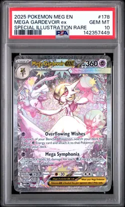 2025 POKEMON MEG EN-SPECIAL ILLUSTRATION RARE #178 MEGA GARDEVOIR EX PSA 10 - Image 1