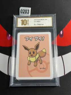 2019 Pokemon Japanese Playing Cards Old Maid Eevee-Pyxis gold 10 - Image 1