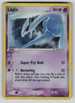 Lugia 2/17 POP Series 5 Pokemon Holo DMG - Image 1
