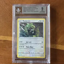 2024 POKEMON SWSH BLACK STAR PROMO #029 RAYQUAZA-HOLO PSA 9 - Image 1