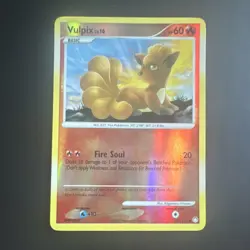 Pokemon Vulpix 107/123 Mysterious Treasures Reverse Holo HP 60 Fire Soul - Image 1
