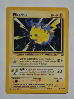 Pokemon - Pikachu - Neo Genesis 70/111 - Common - NM - Image 1