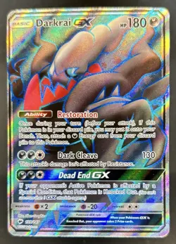 2017 Pokemon SM Burning Shadows Darkrai GX #139/147 - Image 1