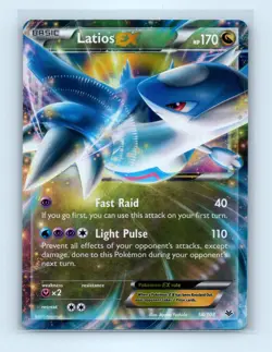 Pokemon tcg XY - Roaring Skies Latios EX Near Mint or Better - Image 1