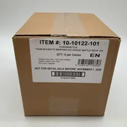 Pokemon Team Rocket's Mewtwo ex League Battle 6-Deck Case Factory Sealed - Image 1